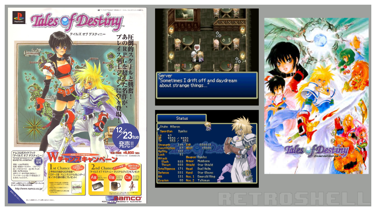 "Tales of Destiny" NTSC-U Version Receives Comprehensive Improvement Patch