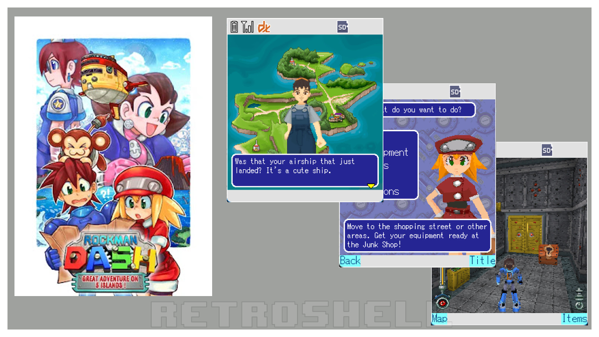 Lost Mega Man Legends Mobile Game Rockman DASH: 5 Islands Receives English Translation Patch