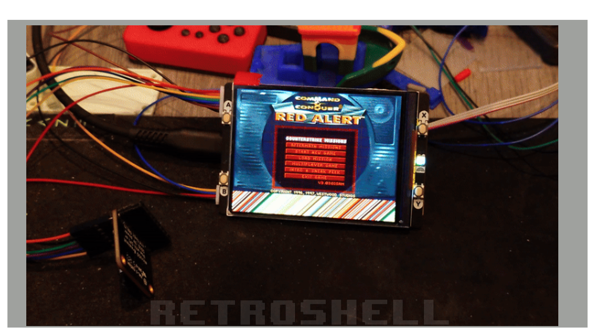 Command & Conquer Squeezed Onto Pi Pico 2 Microcontroller