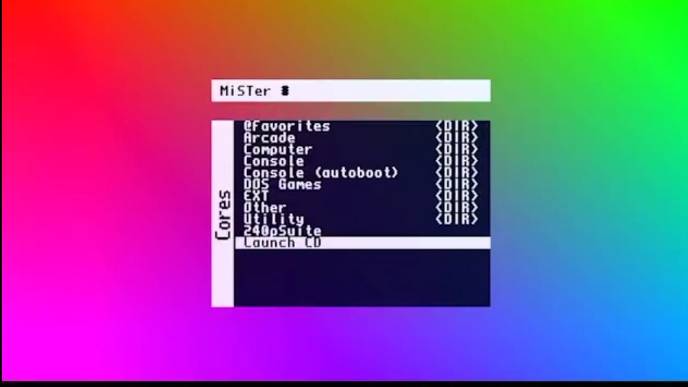 Super Station One Eliminates CD Load Times on MiSTer FPGA