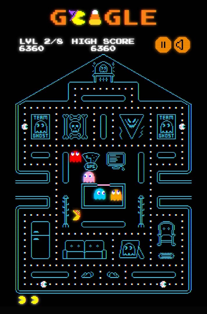 Google Unveils Playable PAC-MAN Halloween 2025 Doodle