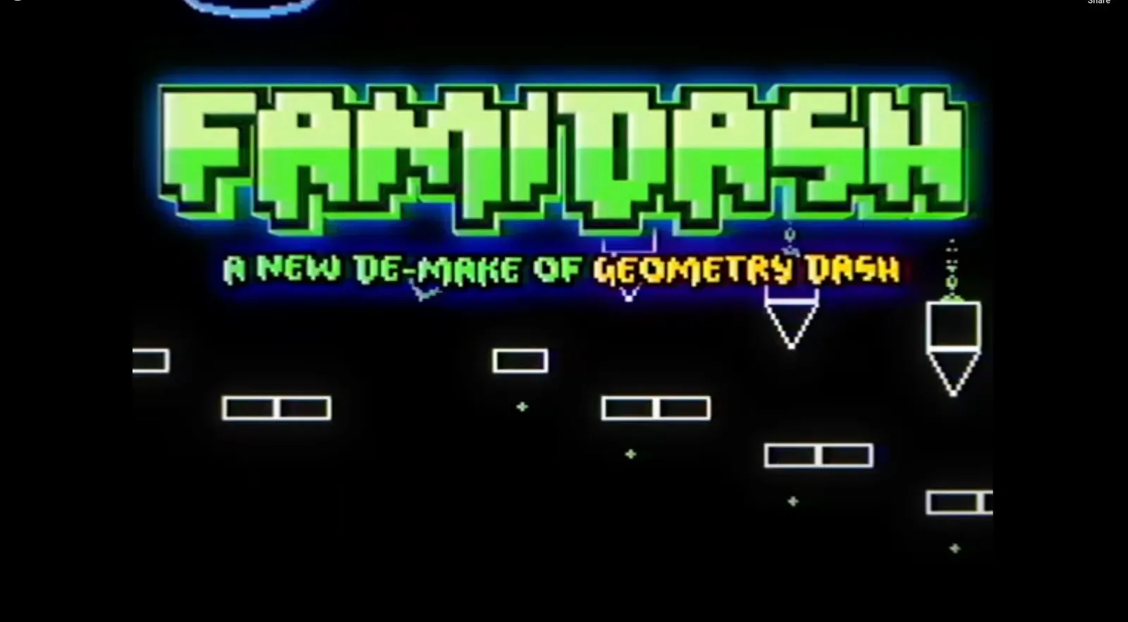 'Geometry Dash' Ported to the NES in New 'Famidash' Demake