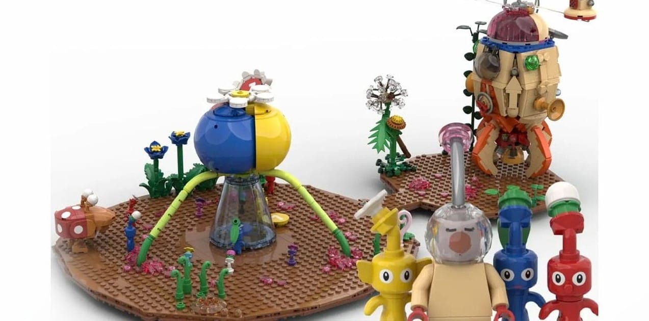 Pikmin LEGO Concept Reimagines Olimar's Shipwreck