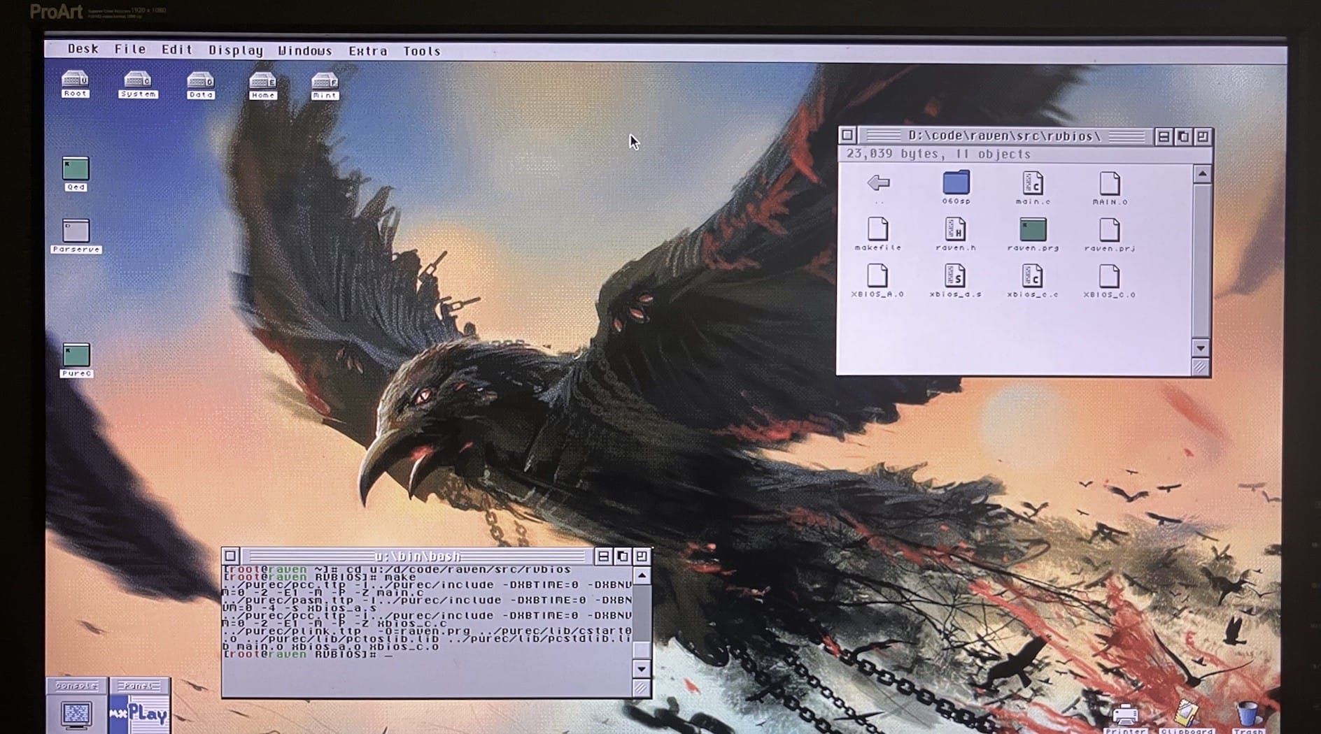 Raven Atari ST Clone Uses 68060 CPU