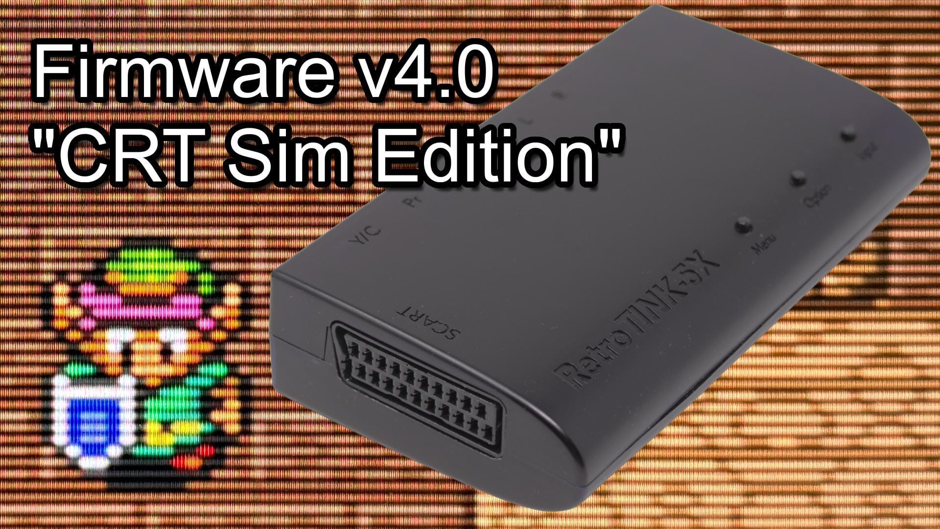 RetroTINK 5x Firmware v4.0 Boosts CRT Mask Emulation