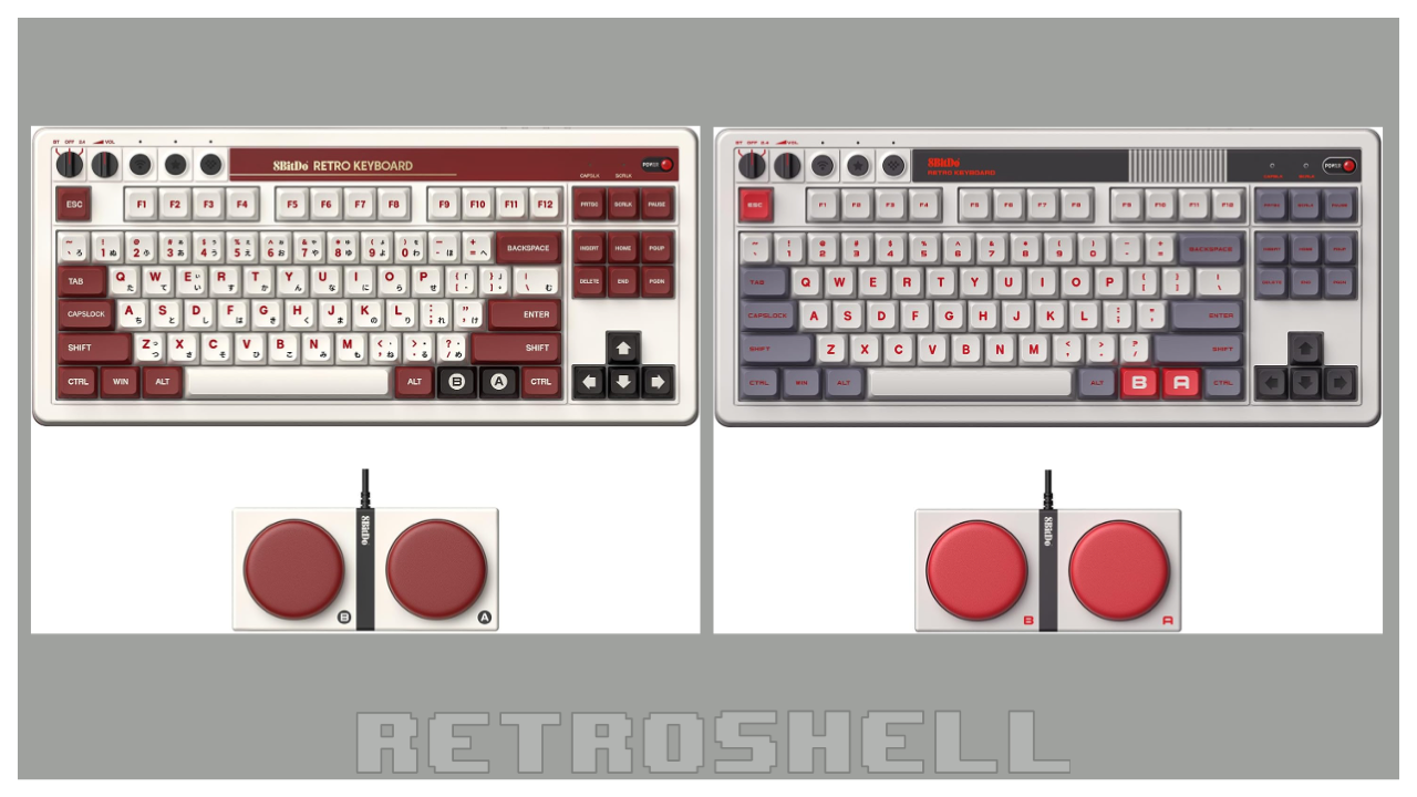 The Wonderful 8BitDo Mechanical Famicom and NES Keyboards Available for a Record Low Price