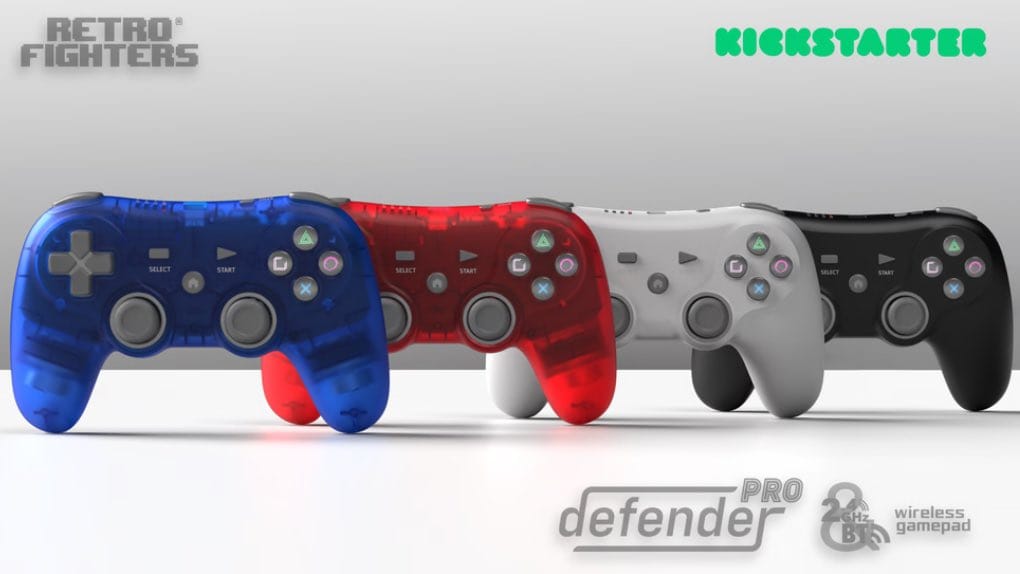 Retro Fighters Launches Defender Pro Series Wireless Controllers for PlayStation Consoles