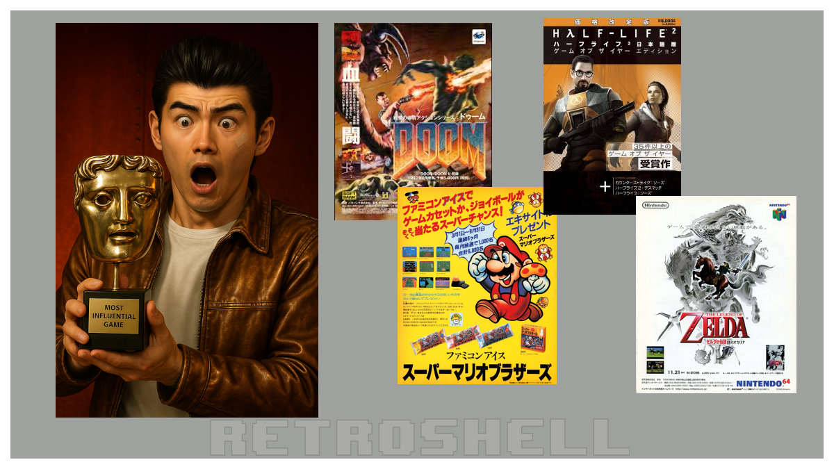BAFTA Names Shenmue as Most Influential Game of All Time đ¤¨