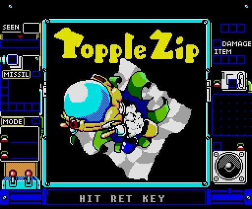 1987 MSX Racer Topple Zip Revives on Windows