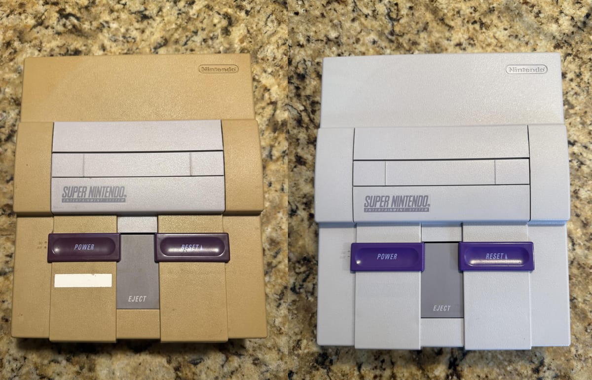 Reddit Enthusiast Shares 'Stupid Strong' Method to De-Yellow SNES