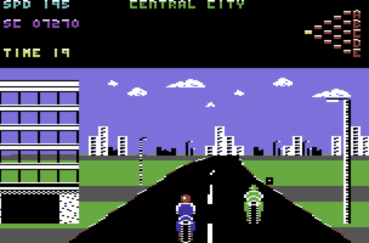 New Super Hang-On-Style Racer Arrives For Commodore 64