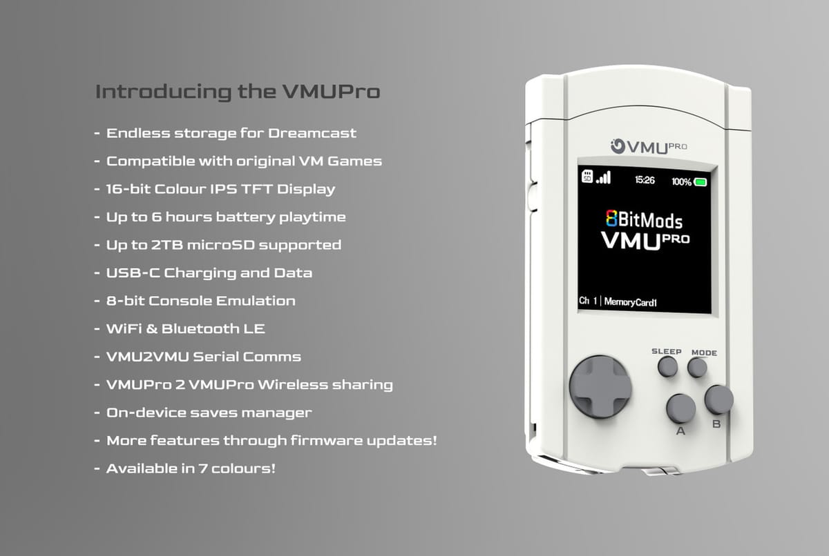The Dreamcast VMU Pro Returns, Provided You Can Wait Until Spring