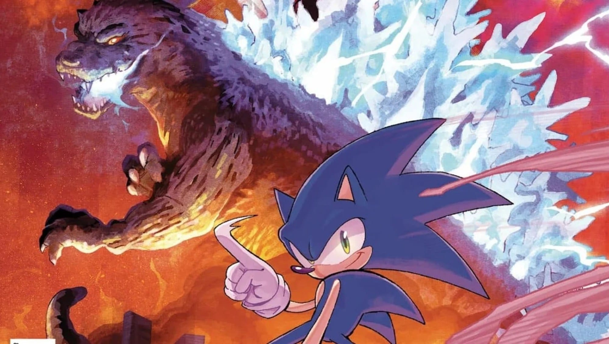 Sonic and Godzilla Collide in New Comic