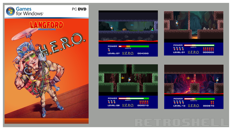 Classic Atari Game 'H.E.R.O.' Remade for PC, Now Available on Itch.io